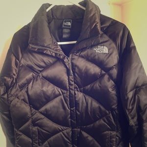 Women’s Brown North Face Puffer Jacket